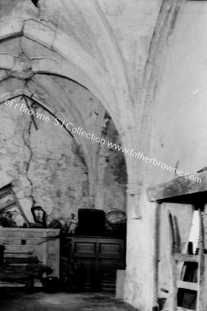 TINTERN ABBEY CHAPELS INTERIOR (CRYPT)